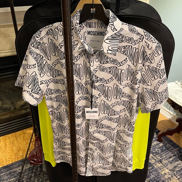 MOSCHINO couture short sleeve shirt - Picture 1 of 6